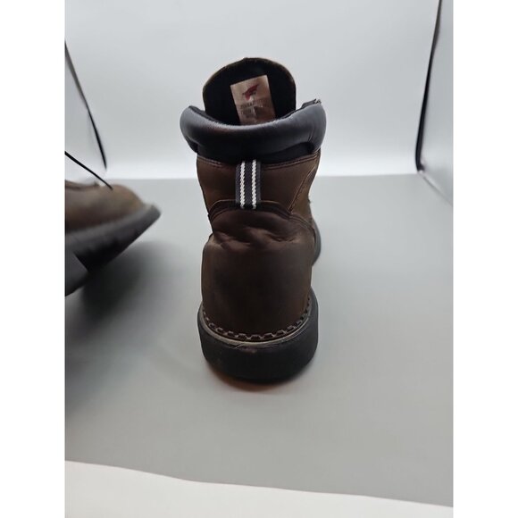 Mens Red Wing Shoes Work Boots Brown Steel Toe ASTM F 2413-11 Sz 12 - Picture 5 of 11